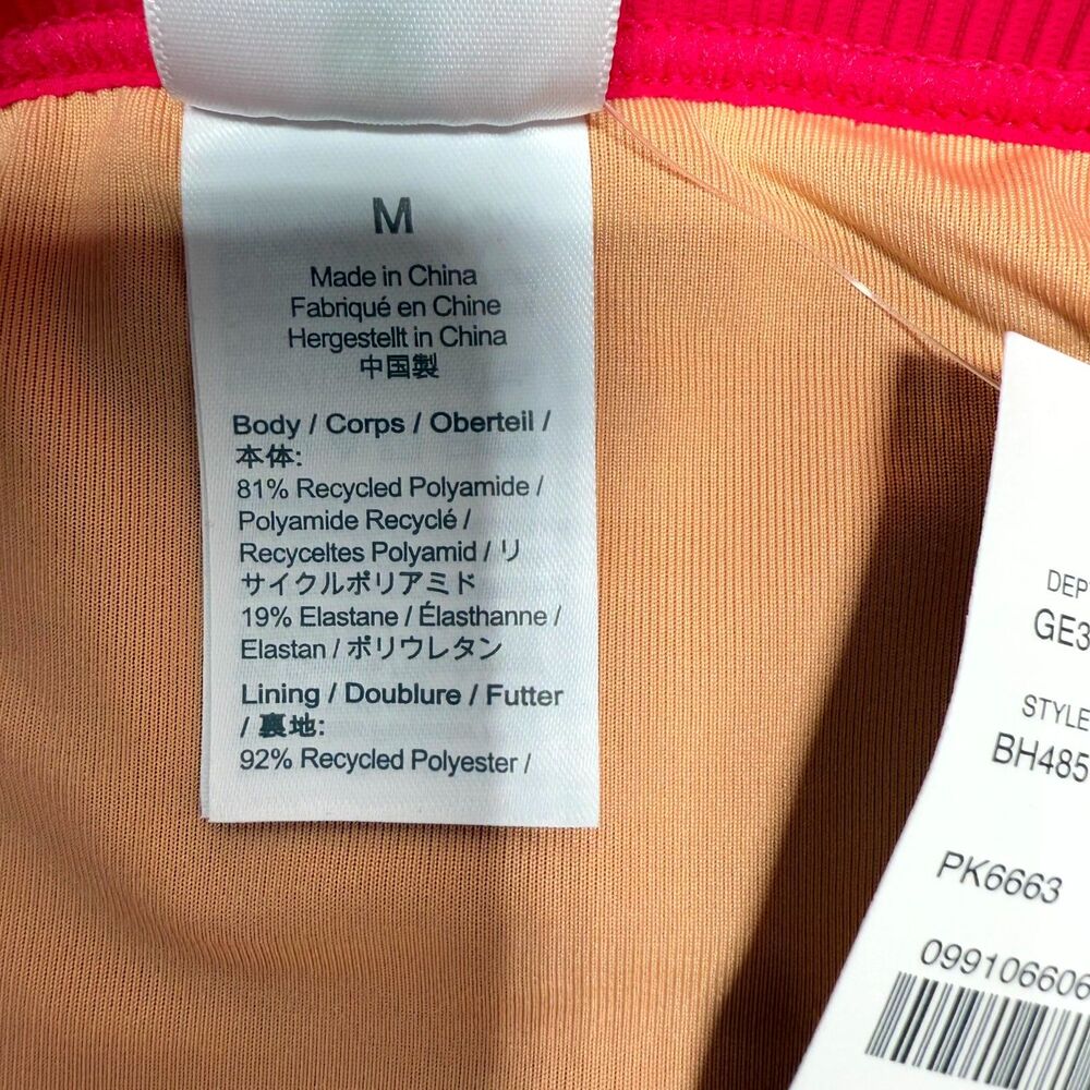 J.Crew Ribbed Bikini Bottoms Bright Pink Ladies Size M NEW BH485 WHI‎ - Picture 7 of 9